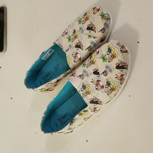 TOMs Alparagata Natural Color  dog days of summer 9.5 women's